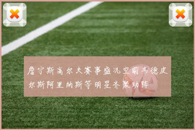 詹宁斯高尔夫赛事盛况空前韦德皮尔斯阿里纳斯等明星齐聚助阵